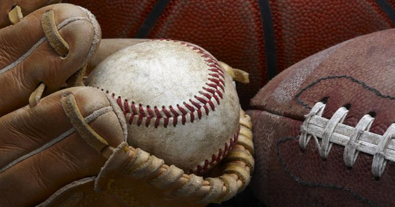 Baseball, Basketball, Football